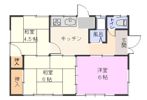 平屋戸建 原荘1号棟の間取り画像
