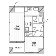 ルクレ堺筋本町レジデンスの間取り画像