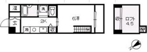 第7みぞたコーポの間取り画像