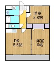 ヴィラリッコの間取り画像