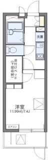 レオパレスLeafの間取り画像