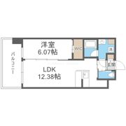 プレジオ三国ASIANの間取り画像