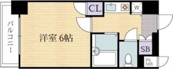 リーガル新大阪Vの間取り画像