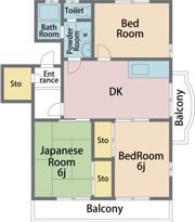 四宮ハイツの間取り画像