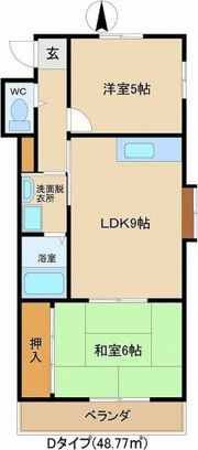 エクセル東丘の間取り画像