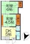 六軒アパートの間取り画像