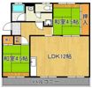 梅ノ木団地18号棟 505号室の間取り画像