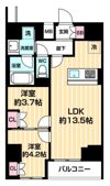 ARCOBALENO MINAMISENJUの間取り画像