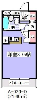 アンダルシア浦安（A－020）の間取り画像