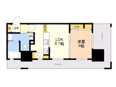 F・PARC GRANDMARK天神の間取り画像