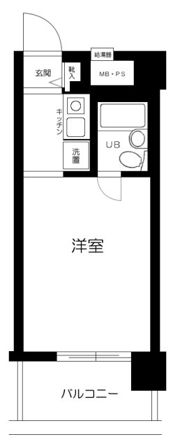 グローリア初穂御殿山の間取り画像