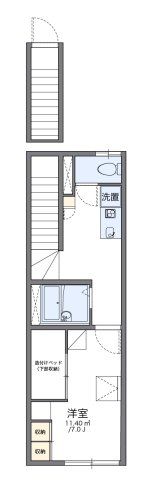 レオパレス大森の間取り画像