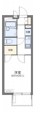レオパレスカーサ ドマーニの間取り画像