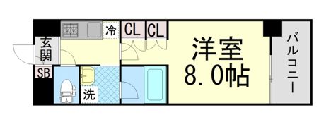 Xing CUBE ONEの間取り画像