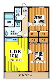 アルパイン松原の間取り画像