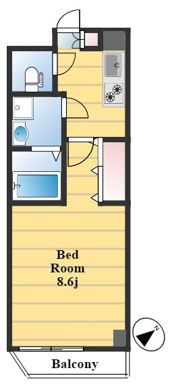 ルネサンスコート三軒茶屋Gardenの間取り画像