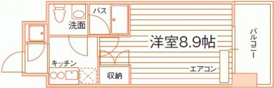 ルラシオン岡山野田屋町の間取り画像