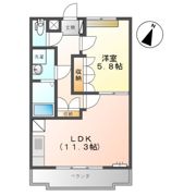 プリーザントエスパースの間取り画像