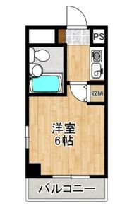 ダイニチ館F17の間取り画像