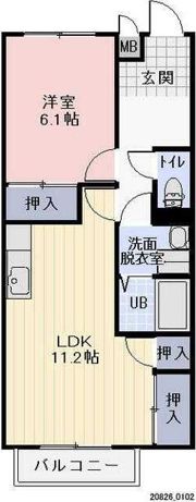 サプリング上山田 A棟の間取り画像