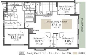 グローイングコート目白壱番館の間取り画像