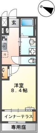 S-BLOOD OZU BASEの間取り画像