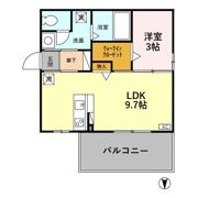 ロイヤルガーデン砺波Ⅱ Bの間取り画像