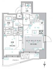 ヴァースクレイシア入谷竜泉の間取り画像