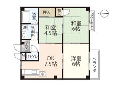 エルディム正堂Ⅰの間取り画像