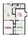 フラワーハイツ花の木C棟の間取り画像
