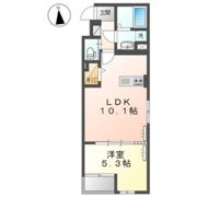 RKマンションの間取り画像