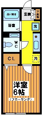 クラスティーナ下北沢の間取り画像