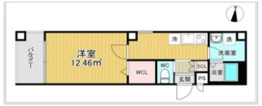 アルバス関大前の間取り画像