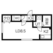 CANAAN黄金南Ⅰの間取り画像