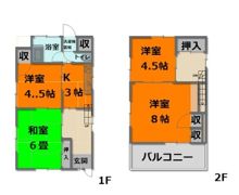 FGS貸家 Ⅰの間取り画像