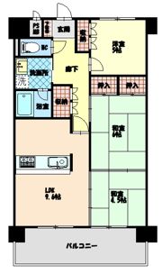 朝日プラザフロンテージ助任橋の間取り画像