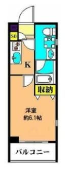 クレヴィスタ品川西大井の間取り画像