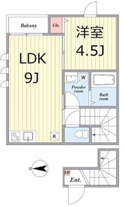 ベルハイツの間取り画像