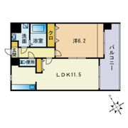 リブル高砂の間取り画像