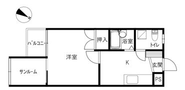 メゾンオヌールの間取り画像