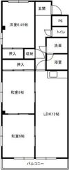 マンション東柴第二の間取り画像