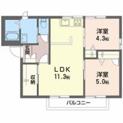 フレグランス宮郷 A棟の間取り画像