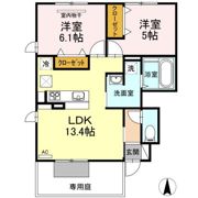 サンライズヤマダ C棟の間取り画像