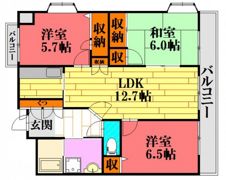 ベルドミールUの間取り画像