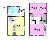 余戸西5丁目戸建の間取り画像