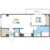 Halu豊中の間取り画像