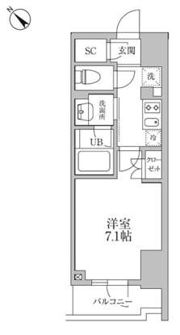 レジディア文京本郷Ⅲの間取り画像