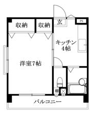 メゾンセイントマローの間取り画像