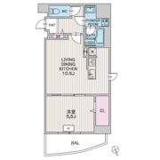 パークフラッツ安堂寺町の間取り画像