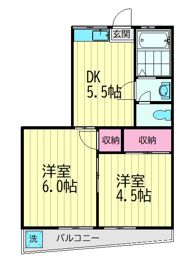 ハイツ柏の間取り画像